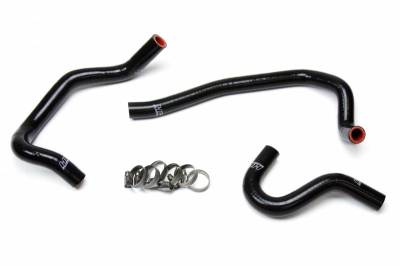 HPS Silicone Hose - HPS Black Reinforced Silicone Heater Hose Kit Coolant for Toyota 86-92 Supra MK3 Turbo & NA 7MGE / 7MGTE Left Hand Drive