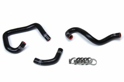 HPS Silicone Hose - HPS Black Reinforced Silicone Heater Hose Kit Coolant for Toyota 93-98 Supra MK4 2JZ Turbo Left Hand Drive