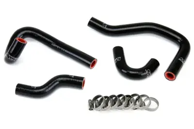 HPS Silicone Hose - HPS Black Reinforced Silicone Heater Hose Kit for Mazda 93-95 RX7 FD3S