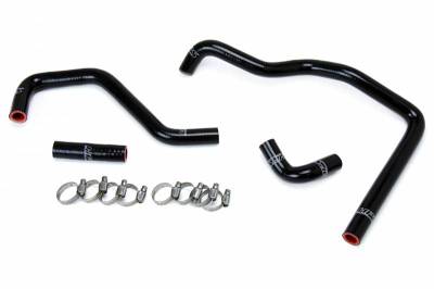 HPS Silicone Hose - HPS Black Reinforced Silicone Heater Hose Kit for Toyota 84-88 Pickup 22RE Non Turbo EFI LHD
