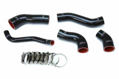 HPS Silicone Hose - HPS Black Reinforced Silicone Intercooler Hose Kit for Hyundai 13-17 Veloster 1.6L Turbo