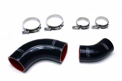 HPS Silicone Hose - HPS Black Reinforced Silicone Intercooler Hose Kit for Mazda 07-10 CX7 2.3L Turbo