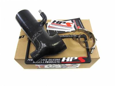 HPS Silicone Hose - HPS Black Reinforced Silicone Post MAF Air Intake Hose Kit - Retain Stock Sound Tube for Subaru 13-16 BRZ