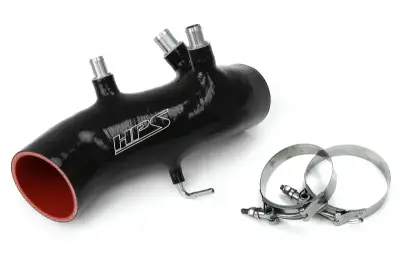 HPS Silicone Hose - HPS Black Reinforced Silicone Post MAF Air Intake Hose Kit for Toyota 86-92 Supra 7MGTE Turbo