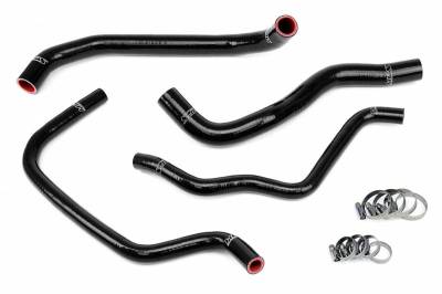 HPS Silicone Hose - HPS Black Reinforced Silicone Radiator + Heater Hose Kit for Acura 09-14 TSX 2.4L 4Cyl LHD