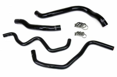 HPS Silicone Hose - HPS Black Reinforced Silicone Radiator + Heater Hose Kit for Acura 10-14 TSX 3.5L V6 LHD