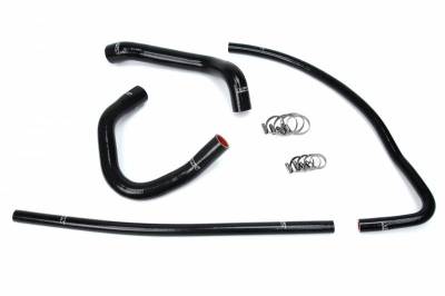 HPS Silicone Hose - HPS Black Reinforced Silicone Radiator + Heater Hose Kit for Jeep 93-98 Grand Cherokee 4.0L I6 Left Hand Drive
