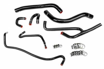 HPS Silicone Hose - HPS Black Reinforced Silicone Radiator and Heater Hose Kit Coolant for Ford 2015-2017 Mustang 3.7L V6