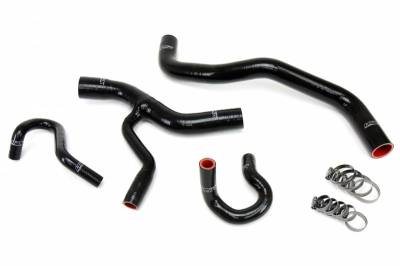 HPS Silicone Hose - HPS Black Reinforced Silicone Radiator and Heater Hose Kit Coolant for Ford 96-01 Mustang GT 4.6L V8