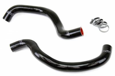 HPS Silicone Hose - HPS Black Reinforced Silicone Radiator Hose Kit Coolant for Acura 04-08 TSX 2.4L