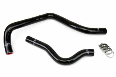 HPS Silicone Hose - HPS Black Reinforced Silicone Radiator Hose Kit Coolant for Acura 97-01 Integra Type-R