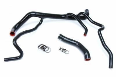 HPS Silicone Hose - HPS Black Reinforced Silicone Radiator Hose Kit Coolant for Chevy 16-17 Camaro SS Coupe 6.2L V8