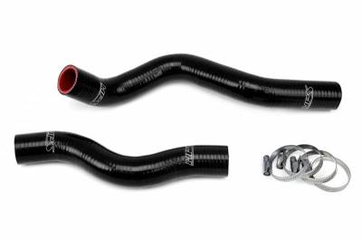 HPS Silicone Hose - HPS Black Reinforced Silicone Radiator Hose Kit Coolant for Honda 06-11 Civic Non Si R18A1 R16