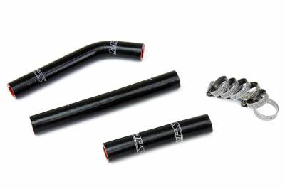 HPS Silicone Hose - HPS Black Reinforced Silicone Radiator Hose Kit for KTM 07-10 125SX 144SX 150SX