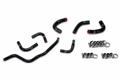 HPS Silicone Hose - HPS Black Silicone Oil Cooler and Throttle Body Hose Kit for 2006-2009 Honda S2000 2.2L