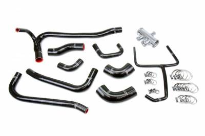 HPS Silicone Hose - HPS Black Silicone Radiator Hose Kit for 2007-2014 Ford Mustang GT500 5.4L 5.8L Supercharged