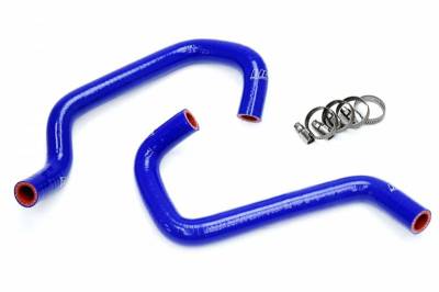 HPS Silicone Hose - HPS Blue Reinforced Silicone Heater Hose Kit Coolant for Toyota 11-15 Tundra 4.0L V6