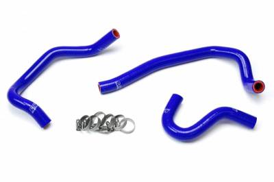HPS Silicone Hose - HPS Blue Reinforced Silicone Heater Hose Kit Coolant for Toyota 86-92 Supra MK3 Turbo & NA 7MGE / 7MGTE Left Hand Drive