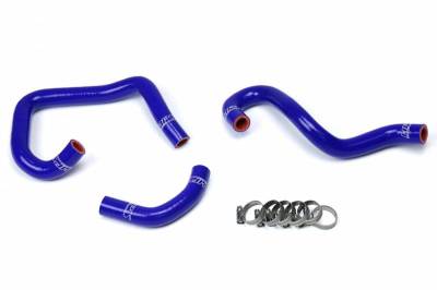 HPS Silicone Hose - HPS Blue Reinforced Silicone Heater Hose Kit Coolant for Toyota 93-98 Supra MK4 2JZ Turbo Left Hand Drive