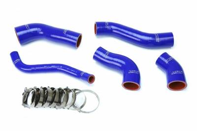 HPS Silicone Hose - HPS Blue Reinforced Silicone Intercooler Hose Kit for Hyundai 13-17 Veloster 1.6L Turbo