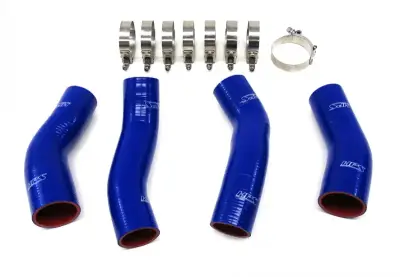 HPS Silicone Hose - HPS Blue Reinforced Silicone Intercooler Hose Kit for Nissan 90-96 300ZX Twin Turbo