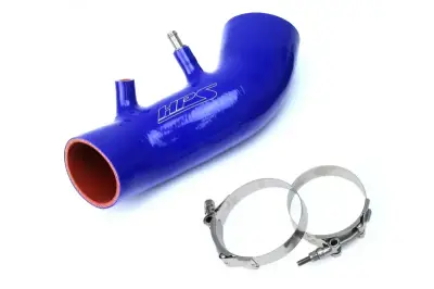 HPS Silicone Hose - HPS Blue Reinforced Silicone Post MAF Air Intake Hose Kit for Acura 07-11 CSX Type-S