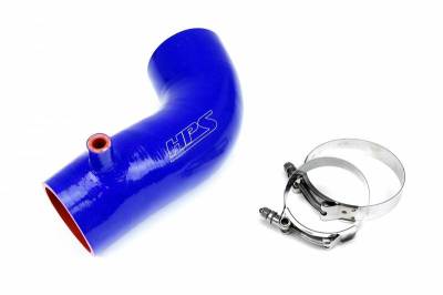 HPS Silicone Hose - HPS Blue Reinforced Silicone Post MAF Air Intake Hose Kit for Honda 12-15 Civic Si