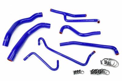 HPS Silicone Hose - HPS Blue Reinforced Silicone Radiator and Heater Hose Kit Coolant for Ford 11-14 Mustang 3.7L V6