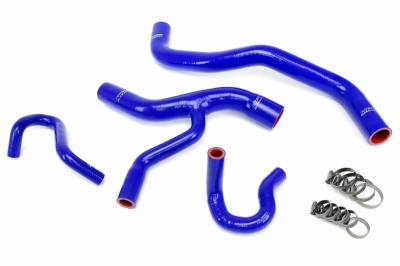 HPS Silicone Hose - HPS Blue Reinforced Silicone Radiator and Heater Hose Kit Coolant for Ford 96-01 Mustang GT 4.6L V8