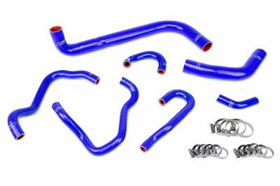 HPS Silicone Hose - HPS Blue Reinforced Silicone Radiator and Heater Hose Kit Coolant for Honda 06-09 S2000