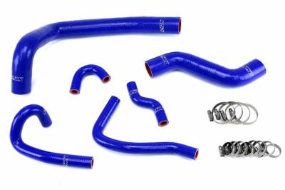 HPS Silicone Hose - HPS Blue Reinforced Silicone Radiator and Heater Hose Kit Coolant for Mazda 93-95 RX7 FD3S