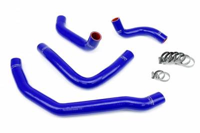HPS Silicone Hose - HPS Blue Reinforced Silicone Radiator Coolant Hose Kit (4pc set) for rear engine for Toyota 90-99 MR2 3SGTE Turbo