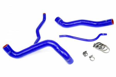 HPS Silicone Hose - HPS Blue Reinforced Silicone Radiator Hose Kit Coolant for Chevy 10-11 Camaro SS 6.2L V8