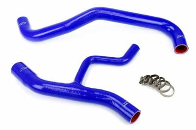HPS Silicone Hose - HPS Blue Reinforced Silicone Radiator Hose Kit Coolant for Ford 02-04 Mustang GT