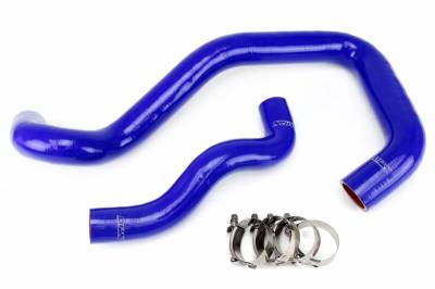 HPS Silicone Hose - HPS Blue Reinforced Silicone Radiator Hose Kit Coolant for Ford 03-07 F550 Superduty 6.0L Diesel w/ Mono Beam Suspension