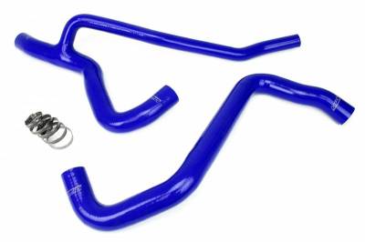 HPS Silicone Hose - HPS Blue Reinforced Silicone Radiator Hose Kit Coolant for Ford 07-10 Mustang GT V8