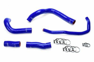 HPS Silicone Hose - HPS Blue Reinforced Silicone Radiator Hose Kit Coolant for Lexus 16-17 RC200t 2.0L Turbo