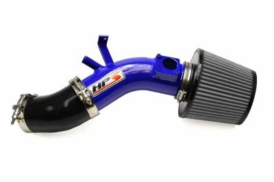 HPS Silicone Hose - HPS Blue Shortram Cool Air Intake Kit for 05-08 Toyota Corolla 1.8L