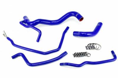 HPS Silicone Hose - HPS Blue Silicone Radiator Hose 5pcs Complete Kit Coolant Bypass for Scion 11-15 tC
