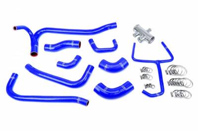 HPS Silicone Hose - HPS Blue Silicone Radiator Hose Kit for 2007-2014 Ford Mustang GT500 5.4L 5.8L Supercharged