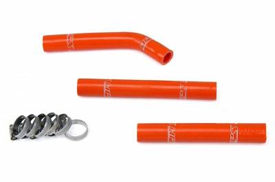 HPS Silicone Hose - HPS Orange Reinforced Silicone Radiator Hose Kit for KTM 11-13 125SX 150SX