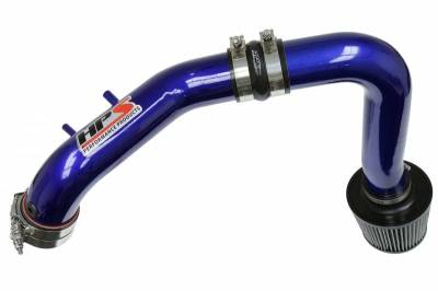 HPS Silicone Hose - HPS Performance Cold Air Intake 2004-2008 Acura TSX 2.4L, Includes Heat Shield, Blue