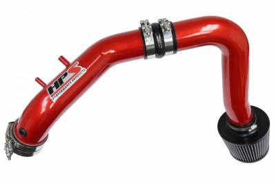 HPS Silicone Hose - HPS Performance Cold Air Intake 2004-2008 Acura TSX 2.4L, Includes Heat Shield, Red