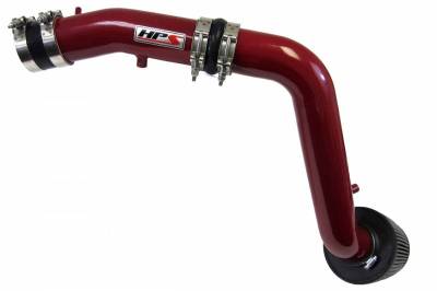 HPS Silicone Hose - HPS Performance Cold Air Intake Kit 03-07 Honda Accord 3.0L V6, Converts to Shortram, Red