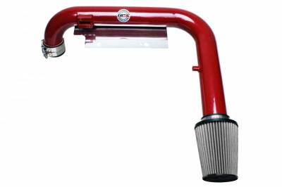 HPS Silicone Hose - HPS Performance Cold Air Intake Kit 06-08 Volkswagen Passat 2.0T Turbo FSI Auto Trans., Includes Heat Shield, Red