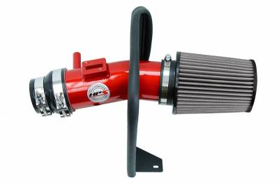 HPS Silicone Hose - HPS Performance Cold Air Intake Kit 13-17 Honda Accord 3.5L V6, Includes Heat Shield, Red