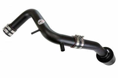 HPS Silicone Hose - HPS Performance Cold Air Intake Kit 13-17 Hyundai Veloster 1.6L Turbo, Converts to Shortram, Black