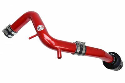 HPS Silicone Hose - HPS Performance Cold Air Intake Kit 13-17 Hyundai Veloster 1.6L Turbo, Converts to Shortram, Red