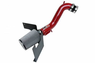 HPS Silicone Hose - HPS Performance Cold Air Intake Kit 97-98 Toyota Supra Non Turbo 3.0L I6, Includes Heat Shield, Red