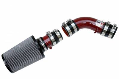 HPS Silicone Hose - HPS Performance Shortram Air Intake 1995-1998 Toyota Tacoma 3.4L V6, Includes Heat Shield, Red